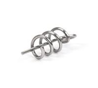 Petits hameçons de pêche 20/40/100 PCS / lot Acier inoxydable Serrure à ressort Pin de pêche Pin de pêche Vis de manivelle Crochet Spring Twist Connecteur de pêche Connecteur pivotant Snap Soft Lure T