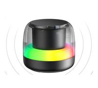 Petits Haut-parleurs, Haut-Parleur sans Fil 5.0 avec lumière | Lecteur de Musique Audio Portable avec 7 handicaps de Gradient prédéfini pour la Plage de Voyage de Voiture Camping extérieur Piscine