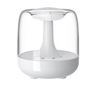 Petits humidificateurs d'air pour chambre à coucher, humidificateur de table portable - Petit humidificateur de bureau silencieux portable de 650 ml | Purificateur d'air avec lumière de nuit colorée