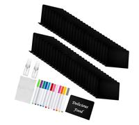 Petits indicateurs de tableau nettoyables comprenant des stylos et un kit d'entretien pour les fêtes, les incidents scolaires, les bureaux