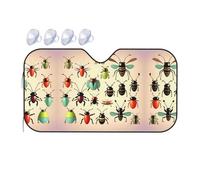 Petits insectes de dessin animé. C'est un pare-soleil de pare-brise de voiture, qui ne prend pas trop de place et protège l'environnement à l'intérieur de la voiture.