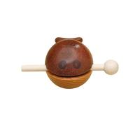 Petits instruments amusants en bois - Jouet de percussion en bois avec poisson décoratif pour la méditation, la maison, le bureau et les voyages