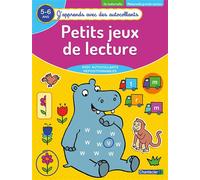 Petits jeux de lecture (5-6 a.) - (J'apprends avec des autocollants) Avec autocollants repositionnables, 5-6 ans - Collectif - Chantecler - broché - Scolaire / Universitaire