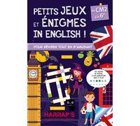Petits jeux et énigmes in english, spécial CM-6e - Sandra Lebrun - Harrap's - broché - Scolaire / Universitaire