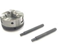 Petits mandrins pour tables rotatives de 7,6 cm I 80 mm et 10,2 cm I 100 mm et mini tours 50 mm 3 mâchoires auto-centrantes M14 x 1