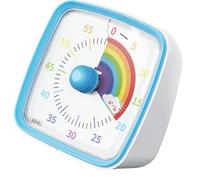 Petits minuteurs visuels éducatifs avec visage arc-en-ciel pour enfants avec motifs ludiques pour les comptes à rebours pour enfants et adultes