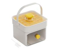 Petits Moules à Glaçons Cubiques | Moule à Glaçons avec Poignée et Couvercle Facile à Utiliser | Outil de Pressage Double Couche Accessoire Cuisine pour Whisky Café Cocktails Maison Camping