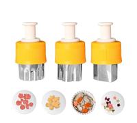 Petits moules de découpe - 2,5 x 2,5 x 6 cm - Emporte-pièces à fromage, coupe-légumes, mini tampons à pâtisserie, outils de garniture alimentaire | Emporte-pièce pour pour créer des motifs