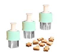 Petits moules de découpe - 2,5 x 2,5 x 6 cm - Emporte-pièces à fromage, coupe-légumes, mini tampons à pâtisserie, outils de garniture alimentaire | Emporte-pièce pour pour créer des motifs