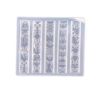 Petits moules pour accessoires d'art Motif nœud pour ongles Moules de conception Décoration d'ongles Manucure délicate Designs Fleurs Nail Art Salon