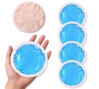 Petits packs de glace 5 packs de glace ronds réutilisables en gel pour blessures, compresse froide en gel pour soulager la douleur, compresse froide pour dents de sagesse, premiers secours, gonflement