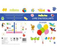Petits Pas : Livre d'autocollants - Je compte - Collectif - Le Ballon Eds - broché - Document jeunesse