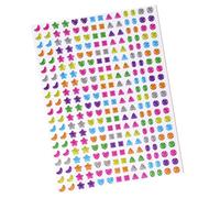 Petits patchs réutilisables pour bouteille d'eau, carnet de notes, scrapbooking, petits autocollants de dessin animé, adorables pour scrapbooking