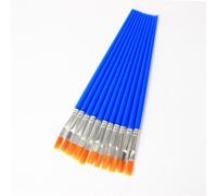 Petits Pinceaux Plats En Vrac Pour Peinture De Détail, 200 Pièces, Pour Aquarelle Artisanale