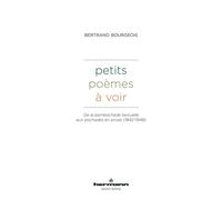Petits poèmes à voir De la bambochade textuelle aux pochades en prose (1842-1948) - Bertrand Bourgeois - Hermann - broché - Essai