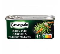 Petits Pois Et Carottes 130G|Cassegrain|(Lot De 2)|Best Deal