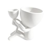 Petits Pots De Fleurs 2 Compartiments Mignon Imprimé En 3D Moderne Mat