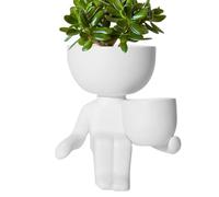 Petits pots de fleurs mignons - Petits pots juteux avec forme de figurine - Vase créatif en céramique - Pots de décoratifs pour l'intérieur et l'extérieur - Joli pot de fleurs pour salon