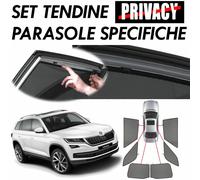 Petits Rideaux Parasol sur Mesure 18565 Pour Skoda Kodiaq (04/17>)