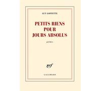 Petits riens pour jours absolus