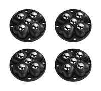 Petits rouleaux d'appareils électroménagers, roues pivotantes pour appareils électroménagers lourds, poulies pivotantes à 360°, roues à rouleaux 4x pour meubles d'appareils de cuisine