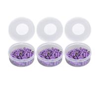 Petits sables de ponçage pour ongles, bandes de ponçage pour forets à ongles, bandes de ponçage pour lime à ongles, capuchons de ponçage pour nail art, élimination des peaux (Violet)