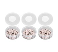 Petits sables de ponçage pour ongles, bandes de ponçage pour forets à ongles, bandes de ponçage pour lime à ongles, capuchons de ponçage pour nail art, élimination des peaux (Rosâtre)