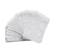 Petits sachets plats papier blanc, 50 pièces: pochette cadeau graines, friandises, bijoux, alimentaires, sac à remplir, mariage, baptême, anniversaire, emballage DIY personnalisé, 15 x 10,5 cm