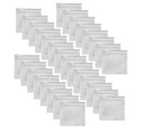 Petits Sacs à Bijoux,30 Pièces Mini Pochettes de Rangement Réutilisables pour Bijoux - Sachets À Fermeture Zip Pour Boucles D'Oreille | Femmes Voyage Pilules Boutons Perles Timbres Vis Écrous Bagues