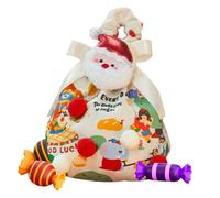 Petits Sacs À Bonbons De Noël | Pochette Snack Réutilisable En Tissu | Sacs D'Emballage Pour Friandises De Fête - Pour Cadeaux De Fête Cadeaux Pour Bas De Noël Rassemblements Familiaux Chocolat Fruits