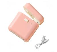 Petits sacs à sceller rechargeables pour sacs à goûter en plastique avec scellant thermique, cutter et aimant intégrés, chargement USB, scellant compact pour cuisine, camping, pique-nique (rose)