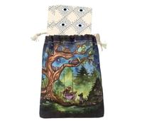 Petits Sacs en Velours avec Cordons - Sac à Bijoux pour Cartes de Tarot - Boîte de Couverture de Tarot, Sac de Rangement en, Sac de dés de Rangement