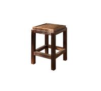 Petits tabourets en Bois, Tabouret Bas en Bois, Petit Tabouret de Maison, Table Basse carrée Style Chinois wabi-sabi, Chevet for Changer Chaussures(M)