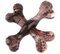 petizer Jouet à mâcher Durable pour Chiens pour mâcheurs agressifs, os de Nylon Presque Indestructible, Jouet de Nettoyage des Dents résistantes