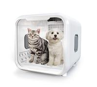 PETJC Sèche-Cheveux Automatique pour Chat et Petits Chiens, 71L Grande Capacité, Contrôle Intelligent de la Température,boîte de séchage de cheveux d'animaux de compagnie ultra silencieux 360 séchage