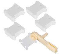 petjoyful 120Pcs Cross Stitch Winding Board Hand-Cranked Yarn Winder DIY Sewing Accessories