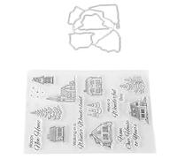 petjoyful 2 pièces tampons transparents empreinte claire recycler utiliser facilement forme unique différents styles bricolage tampons transparents pour l'artisanat d'album