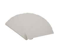 Petjoyful 50pcs Kraft Marque-Page Manches BRICOLAGE Artisanat 5.9x1.8 pouces Signets Porte-Stylo Manches pour L'affichage Bijoux Crochet (Blanche)