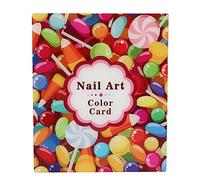 petjoyful 96 Colors Nail Color Display Book Nail Tip Gel Polish Display Color Card Chart Accessory