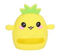 petjoyful Anneau de Dentition en Silicone Souple pour bébé - Mitaine en Forme de Fruit - Soulage Le gonflement des gencives - Jaune