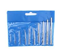 petjoyful Coffret de 10 forets à pointe diamantée pour verre, carrelage et pierre, 0,8 à 4,0 mm