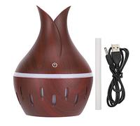 petjoyful Diffuseur d'arôme portable USB, brumisateur d'air, humidificateur de lumière colorée de bureau, 300 ml