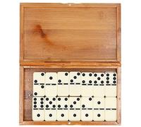 petjoyful Domino Set Classique Dominos 28 Pièces Plastique Puzzle Dominos pour Garçons Filles Fête