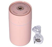 Petjoyful Humidificateur d'air Mini Portable lumière LED colorée 2 Modes Filtre à air avec câble USB pour Voiture Bureau à Domicile (Rose)