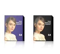 Petjoyful Portable 5.0 stéréo sans fil écouteur étanche Mini BT écouteurs avec double Microphone pour Smartphone