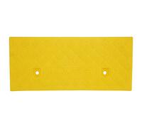 petjoyful Rampe de Bordure en Plastique de 5 cm d'épaisseur Rampe de seuil Portable pour Fournitures de Quai de Chargement d'allée de véhicule de Voiture (Jaune)