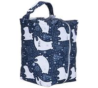 Petjoyful - sac sec et humide pour bébé, imperméable, fermeture éclair, sac en tissu pour couches, lavable et réutilisable, en Polyester