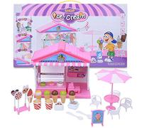 petjoyful Simulation Glace/Hamburger Shop Kid Pretend Play Food Set avec son léger