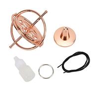 petjoyful Support de Gyroscope en métal Jouet de décompression de Gyroscope Mini Balance Toupie Artefact Or Rose