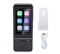 petjoyful Traducteur de langue prenant en charge 139 langues, enregistrement hors ligne précis en temps réel, appareil de traduction photo et vocale avec écran tactile HD pour les